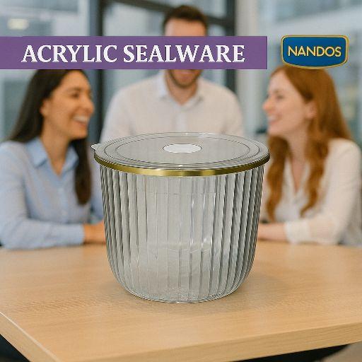 Nandos Toples Bonita Kedap Udara Toples Akrilik Toples Kerupuk Toples Kue Lebaran Estetik