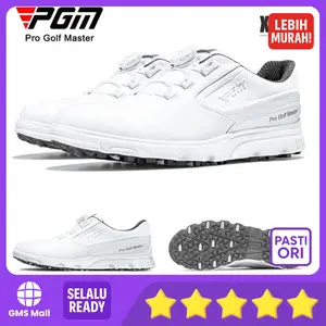 PGM XZ276 Sepatu Golf Pria Fitgo Boa Waterproof Microfiber Leather Putih