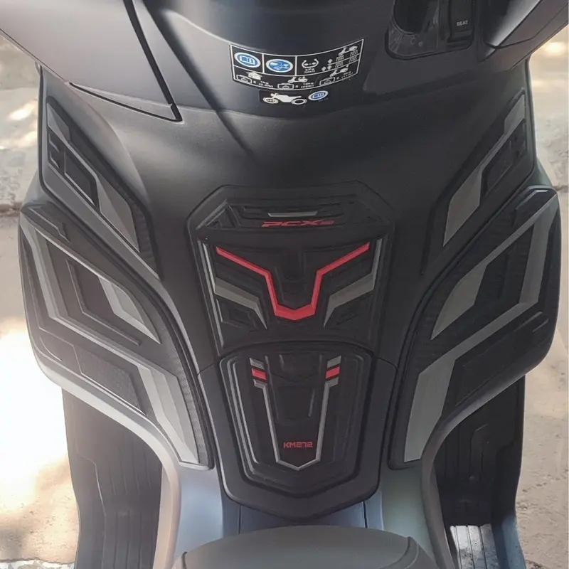 KM272 TANKPAD/DECKPAD MOTOR HONDA PCX 160 ROADSYNC/ABS/CBS TAHUN 2021 - 2025 BAHAN KARET PREMIUM 7