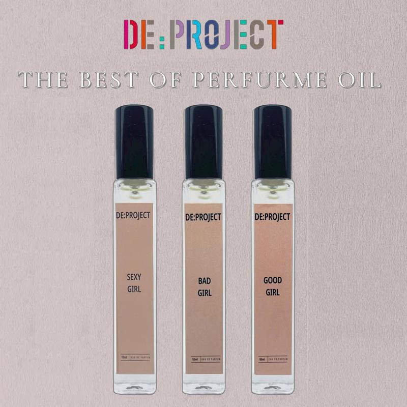  DE:PROJECT Nước Hoa Nữ Mini 10ml Combo 3 Chai EDP Quyến Rũ Sang Trọng Ngọt Ngào Good Girl Bad Girl Sexy Girl 