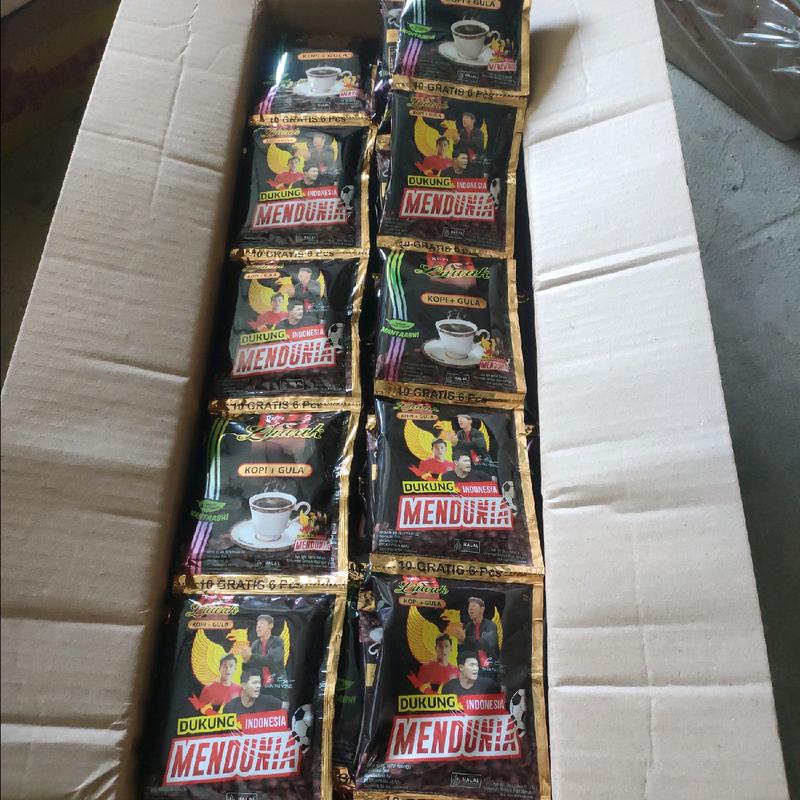 1 DUS ISI 10 RENTENG KOPI LUWAK + GULA 1 RENTENG ISI 16 Coffee Robusta ...