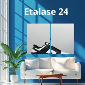 SEPATU SNEAKERS PRIA DUNK LOW BLACK WHITE