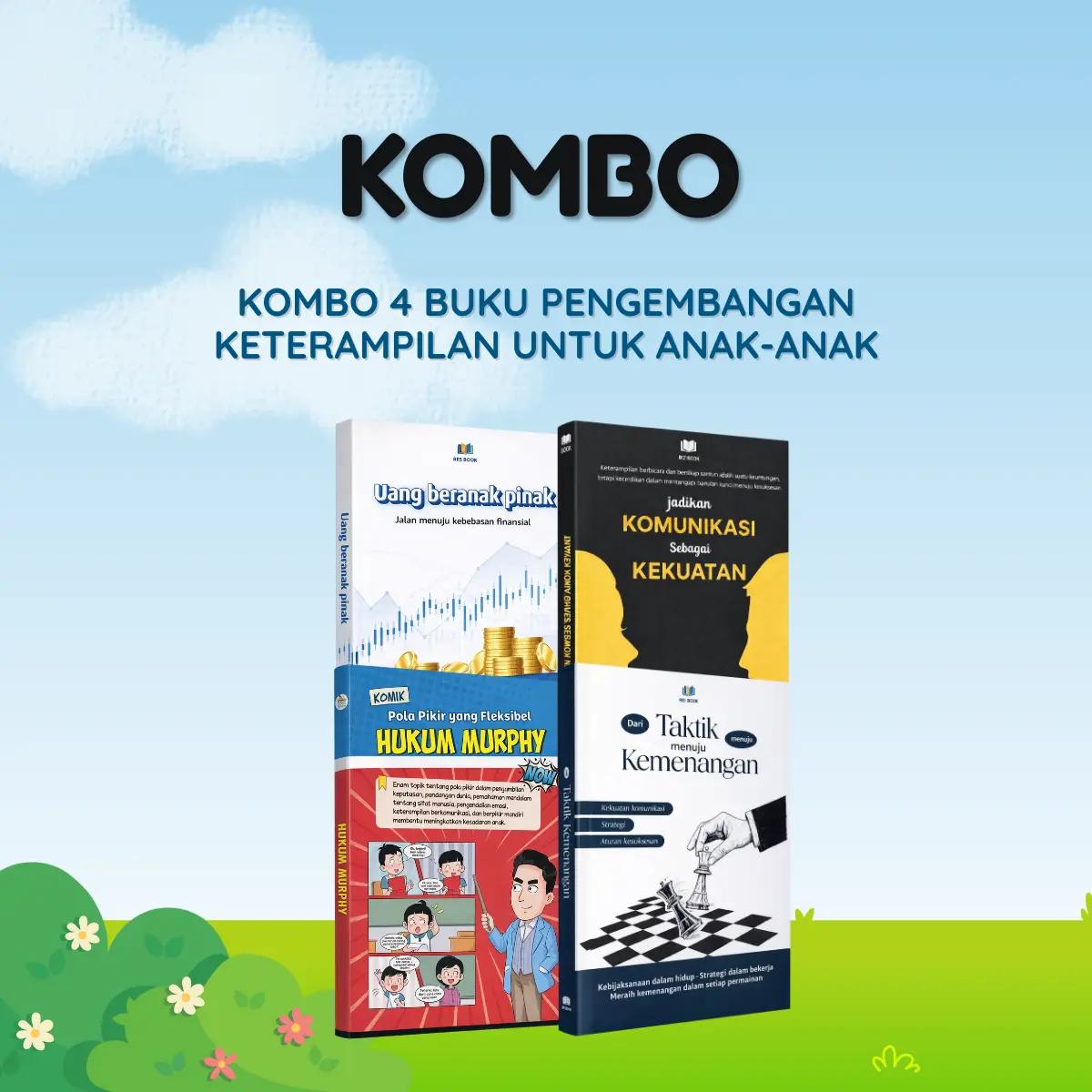 Kombo 4 Buku Keterampilan Anak