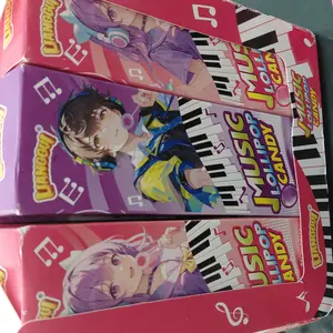 [HALAL] LIANGGUI Lollipop Musik Aroma Buah (Bisa Bernyanyi, Rasa Anggur/Stroberi/Apel), Cocok untuk Menyertai Nonton Drama/Santai di Asrama/Makanan Ringan Baca Bareng Orang Tua, Permen Unik dan Menarik, Tekstur Lembut Tidak Menempel di Gigi