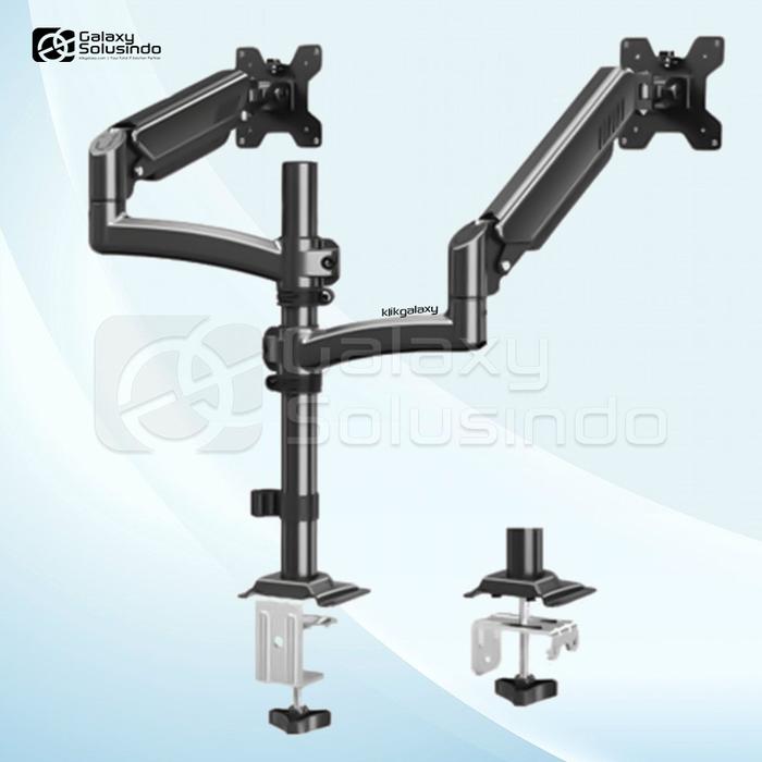 Gambar OXIMUS P200e 27-34 Inch Vesa Swivel Rotate Dual Bracket Monitor - GW dari Gasol WTC Surabaya Kota Surabaya Tokopedia