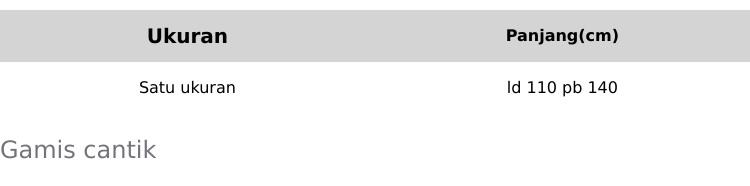 Gania abaya Dewasa Hitam Lebaran