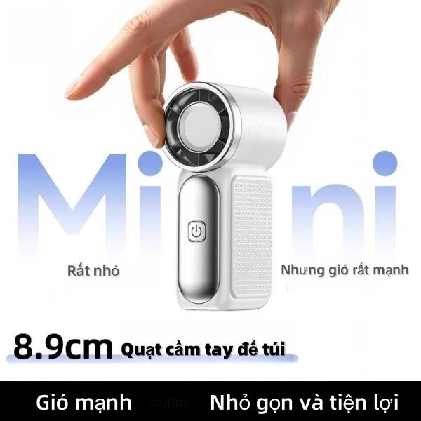 Quạt Tích Điện Mini Cầm Tay 6 Cấp Độ 3000mAh Quạt Sạc Tích Điện Động Cơ Không Chổi Chạy Êm X688