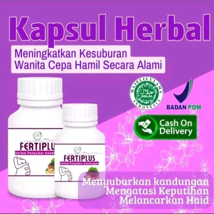 FERTIPLUS Promil Cepat Hamil Ampuh Suami Istri, Obat Penyubur Kandungan Cepat Hamil Ampuh, Promil Cepat Hamil