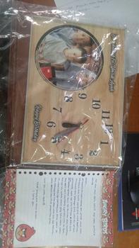 Product Review of Jam Dinding Custom Foto Sudah Di Bingkai ( Hadiah Ulang Tahun, Pernikahan, Anniversary, Wisuda) Ukuran 30X20 cm Modern Gantungan Frame unik from F**I 0