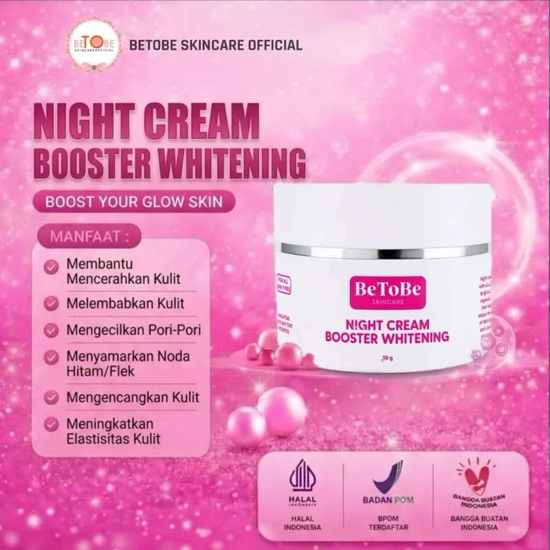 Betobe Biepout Whitening Cream Membantu Mencerahkan, Melembabkan ...