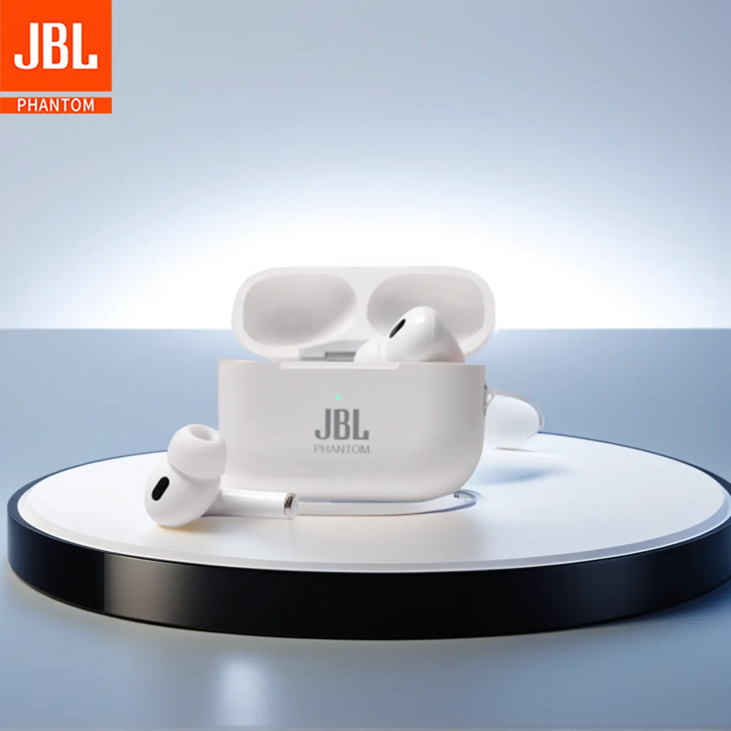 [Last Day Hot Sale] Wireless Bluetooth Headphones JBL-Phantom 5th, HiFi-level sound with microphone, touch control, waterproof sports headphones, compatible with iPhone and Android, white [COD]