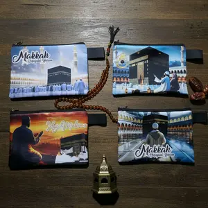 10pcs SOUVENIR POUCH/DOMPET HAJI SOUVENIR OLEH OLEH HAJI UMROH elegant