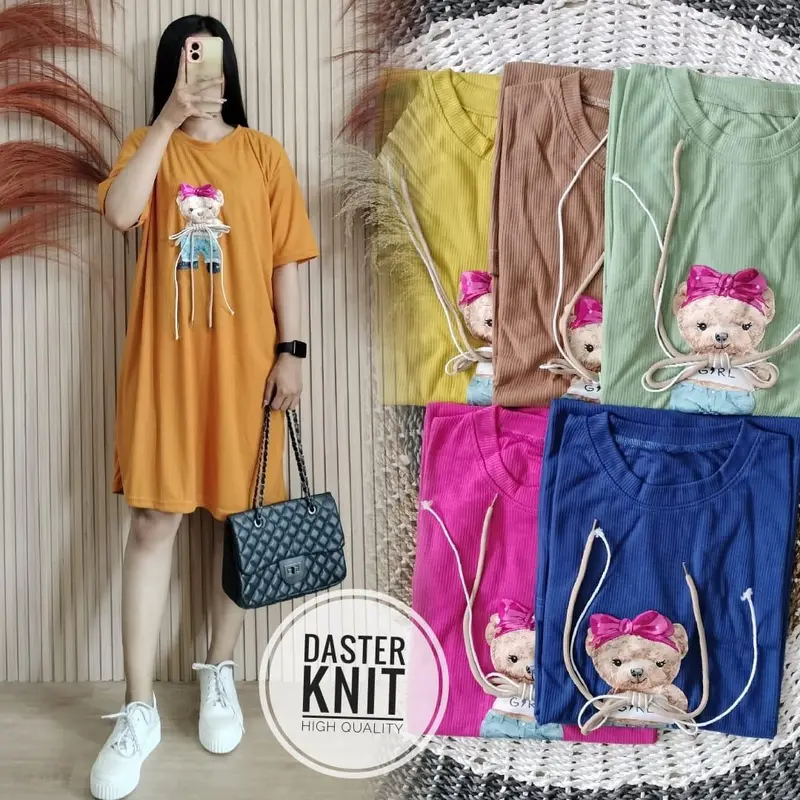 Daster kekinian bahan rayon super 5