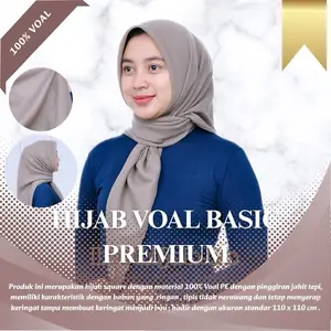 HIJAB PARIS VOAL BASIC Segi Empat Square