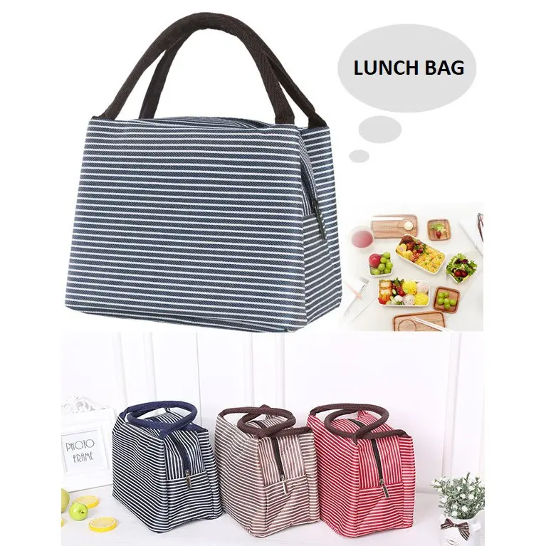 232 Tas Bekal/Iconic Insulated Lunch Bag Cooler WAJAH KARTUN -Tas Bekal Makanan Pink 0