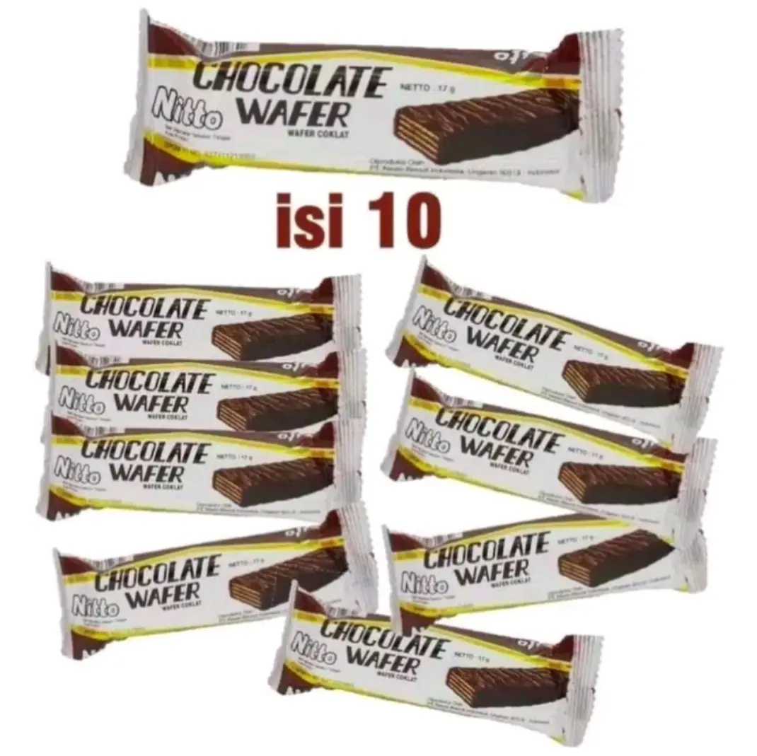 wafer chocolate Nitto isi 10