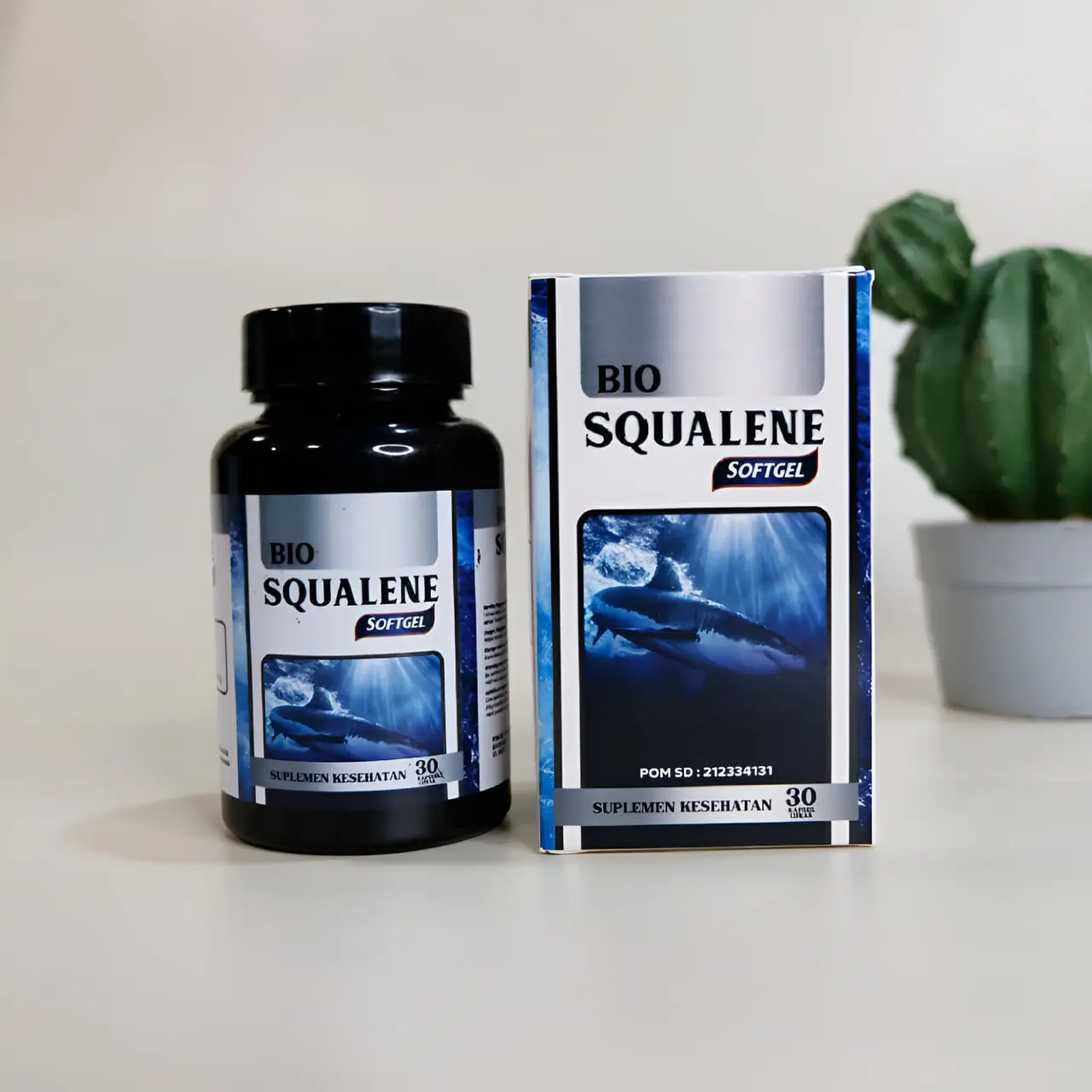 Untuk Kesehatan Pria, Untuk Kesuburan Pria, Untuk Azoospermia Dengan Bio Squalene Omega 3 Halal MUI & BPOM Isi 30 Softgel