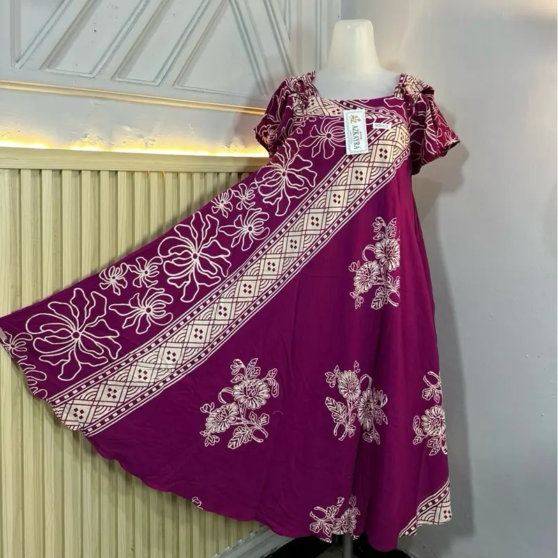 Daster Payung bahu serut vanesa Bahan ld 110 Rayon Premium Super Adem - Cahaya - Busui, Batik