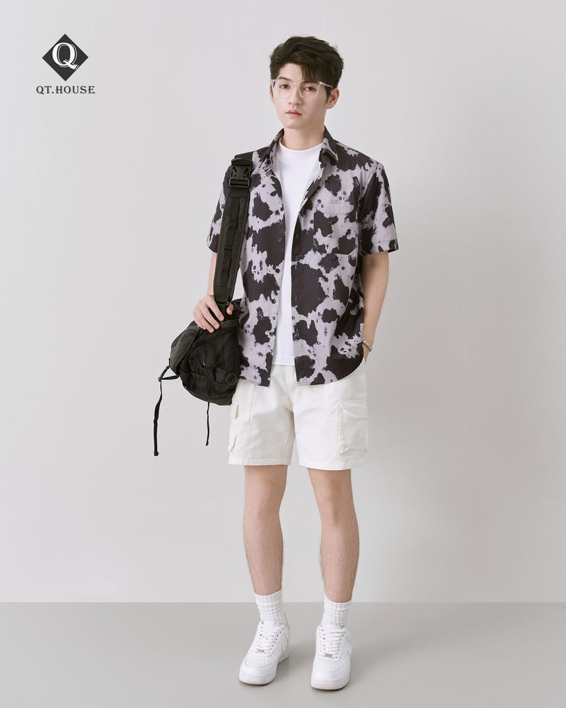 Product Introduction of Áo Sơ Mi Nam Ngắn Tay Họa Tiết Đi Biển Form Ragular fit Cộc Tay SMN01 Menswear Nam 3