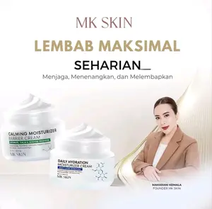 DAILY HYDRATION MOISTURIZER CREAM, CALMING MOISTURIZER BERRIER CREAM MK SKIN BY MAHARANI KEMALA PELEMBAB WAJAH