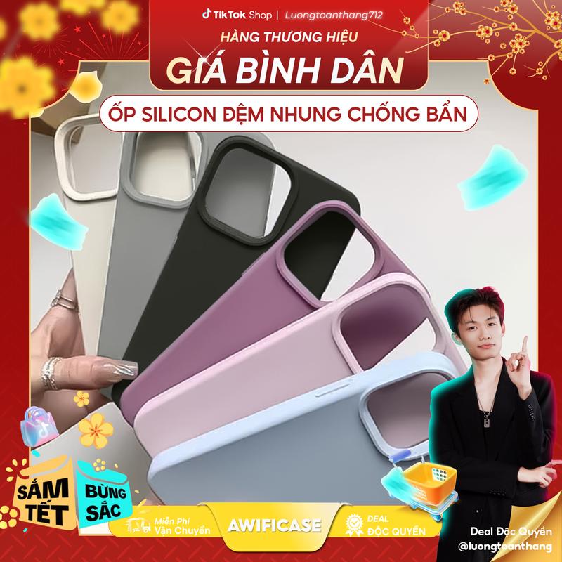 Ốp Lưng iPhone TPU Đệm Nhung Chống Bẩn Bảo Vệ Camera dành cho IP 6/6plus/7/8/plus/x/xs/11/12/13/14/15/16/17/pro/plus/promax - R1-2
