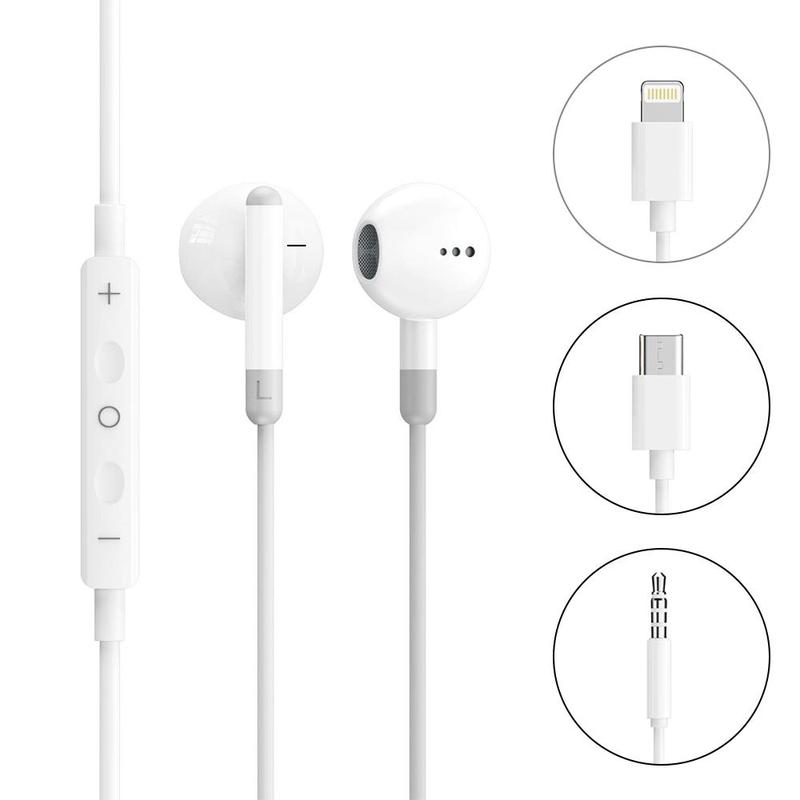 COD - Tai nghe có dây dành cho Iphone tai nghe Bluetooth cuộc gọi và âm nhạc âm trầm âm thanh nổi tai nghe nhét trong tai Nhét Tai Nghe Nhạc
