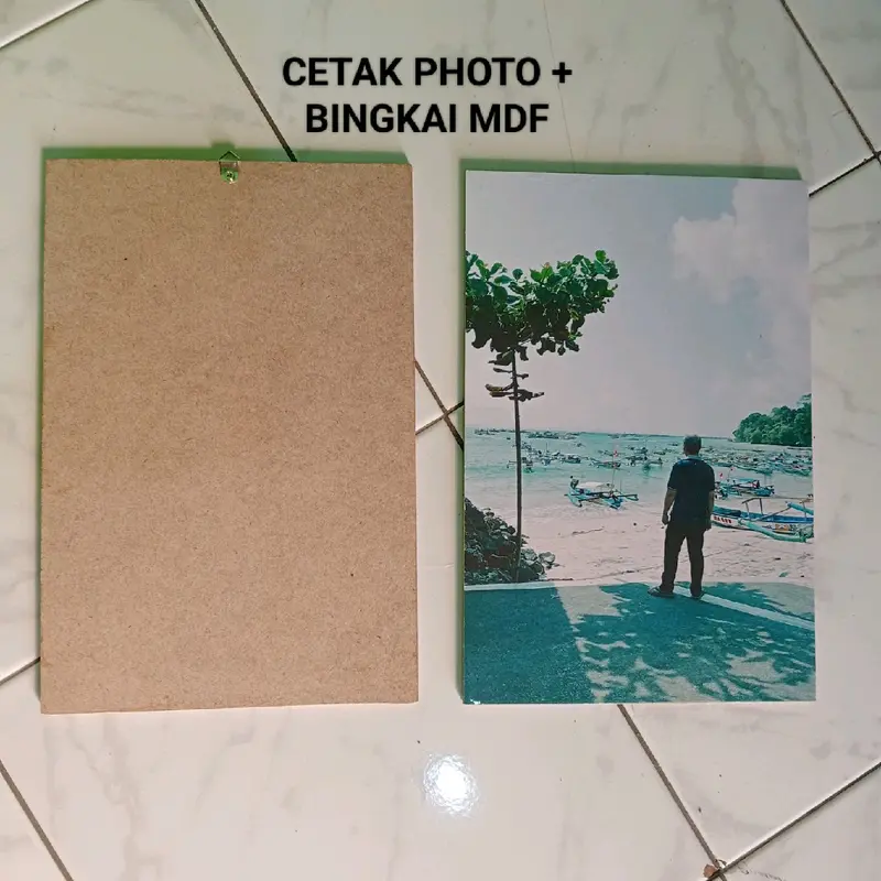CETAK PHOTO PAKAI BINGKAI PAPAN MDF 20 X 30 0