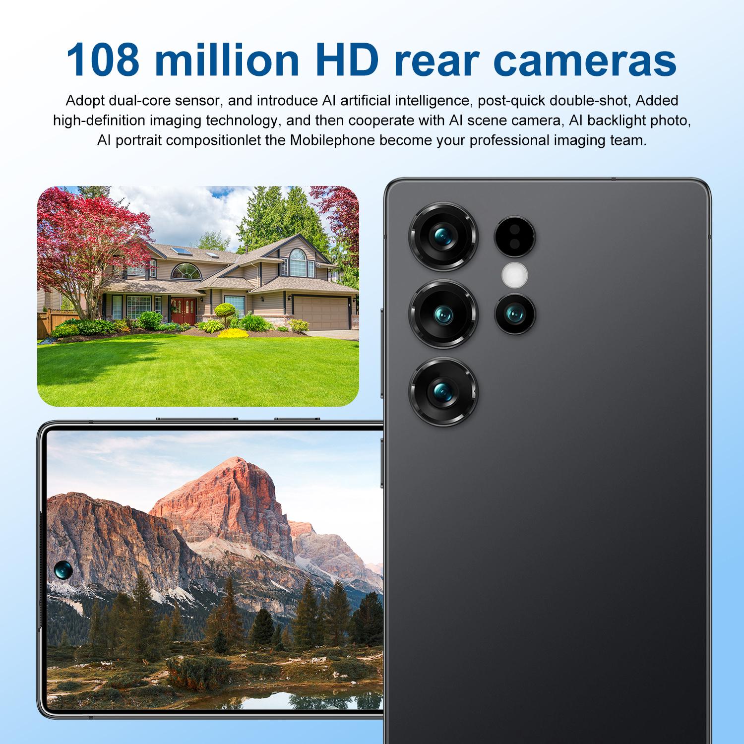 HP  S.25 Ultra Layar 7.3inch AMOLED 16GB+1TB ORI 8000mAh Baterai 72MP+108MP OIS 5G Dual SIM Android14 Gaming Phone BISA COD FREE SCREEN PROTECTOR