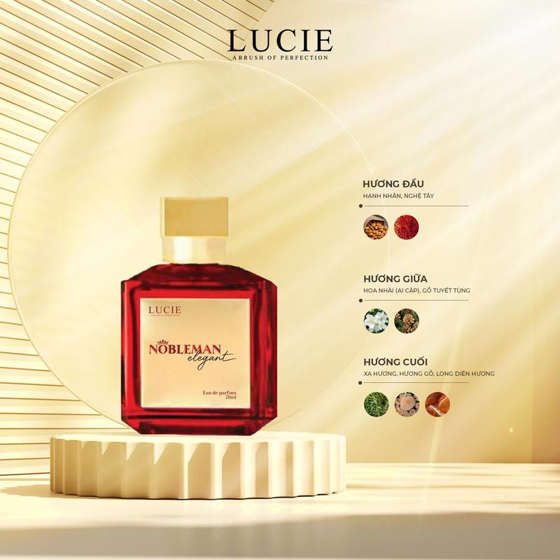 LUCIE Perfume- Nước hoa Nam Nobleman 70ml hương thơm  Sang trọng, Nổi bật, Thu hút, lưu hương dài lâu