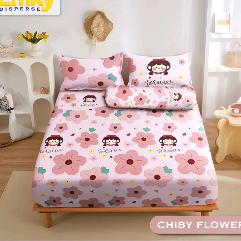 PROMO SPREI ESTETIK TANPA BEDCOVER BEST SELLER UKURAN 120x200 160x200 180x200 6