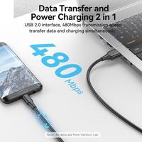 Gambar VENTION CTIBI Kabel Data USB 2.0 Male to Micro USB Male Fast Charging 2A Black Cable Mikro 3M 3 Meter dari Pampam Shop Kab. Tangerang 4 Tokopedia