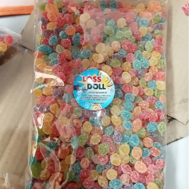 permen fruity candy los 1 kg aneka buah - fruity candy  los 1 kg Camilan Gula Food Snacks Cemilan Manis 1