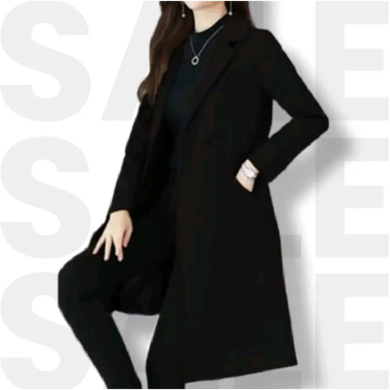 DEHASBI Jaket Long Coat Wanita korean Style Nyaman Tebal 3