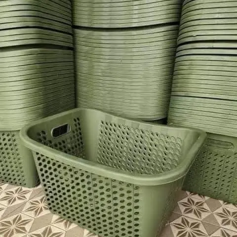 Keranjang Pakaian Baju Laundry Plastik Bolong/Ikan Sayur Buah Serbaguna Pajero - Model Terbaru 2