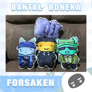 Bantal Boneka Mini Plushie FORSAKEN 20 cm