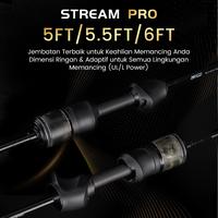 Gambar [OFFICIAL] SeaHunter Stream Pro Joran Pancing FUJI A+O Guide Rings Solid Wood 2 Sections UL 1.57-1.68 Meter Joran casting&Spinning 86G Ultralight BFS TORAY 40T Carbon Legnu Massicu Fishing Rods Lure weight 1-10G Reel - Baitcasting, 1.5M dari SeaHunter Tackle Store Kab. Tangerang 3 Tokopedia