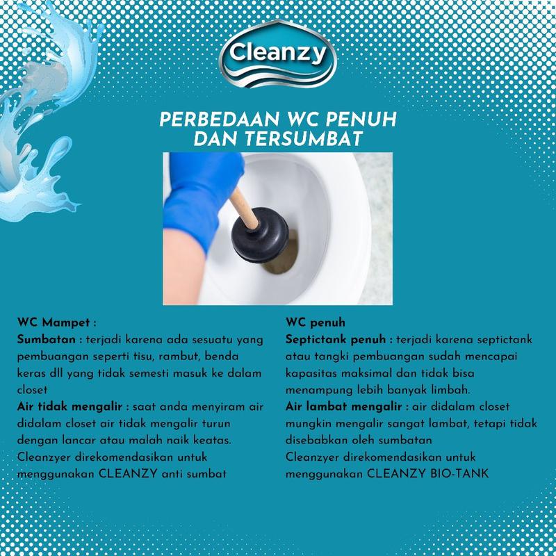 Product Introduction of Paket Combo 2 Botol Cleanzy Bio Tank Solusi Septictank Penuh dan Cleanzy Anti Sumbat Solusi Pipa Tersumbat saluran tersumbat 15