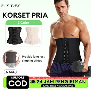 Korset Pelangsing Pria Breathable Korset Laki Laki Untuk Perut Korset Pembentuk Otot Slimming Fat Burner 8823