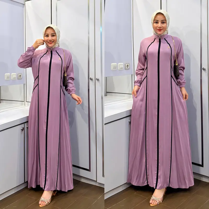 Faradina Exclusive Model Gamis Terbaru 2024 Premium Sonia Dress 1