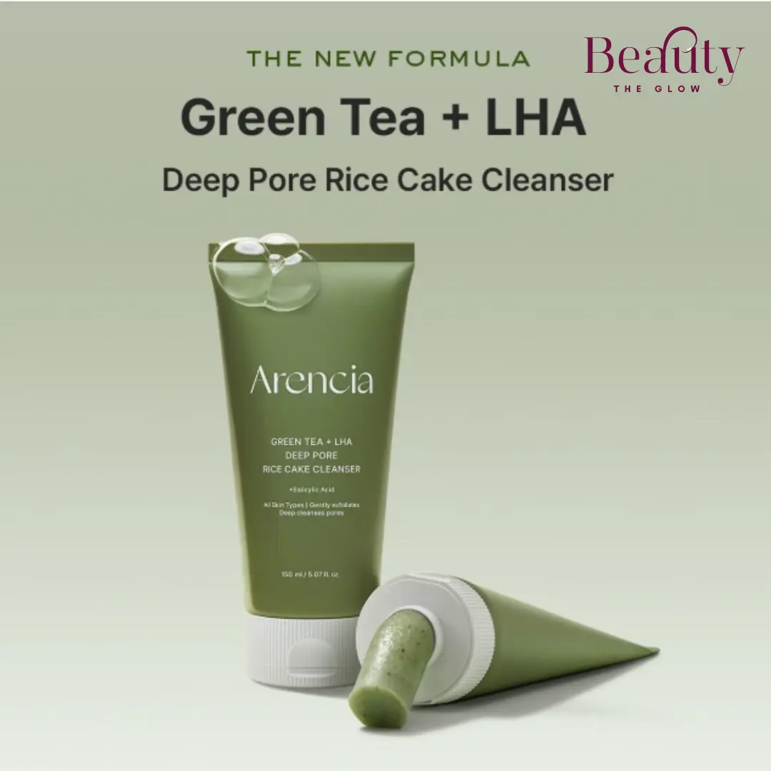 [ARENCIA] Green Tea + LHA Deep Pore Rice Cake Cleanser - 150ml