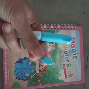 GROSIR Magic Water Drawing Book Mainan Edukasi Anak Laki-Laki dan Perempuan Buku Gambar Mewarnai Anak Coloring Books Set Hadiah Pendidikan Toys