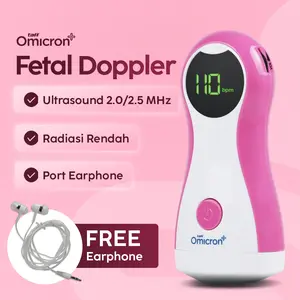 TaffOmicron Alat Deteksi Jantung Janin Fetal Doppler Heartrate Monitor - YK-90C