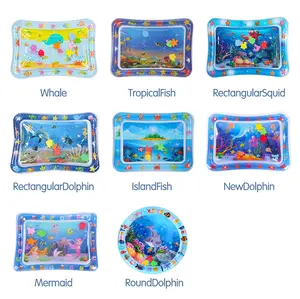 LAKOE Duffy toys Matras Air Bayi / Water Play Mat Baby / Mainan Kolam Tikar Bayi / Playmat Portable Water / Bermain Bayi Anak-anak / Bayi Air Pad Mainan / Bermain Bayi / Water Playmat Baby Matras Air Bayi Playmat Mainan Edukasi Bayi