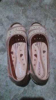 Product Review of sepatu wanita kekinian semikulit Karet Shoes Cewek Flat Kerja Perempuan from s**a 1