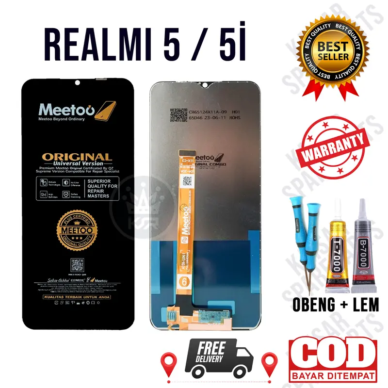 Lcd REALMI 5 / 5i Original OEM Quality Lcd Touchscreen Fullset 0