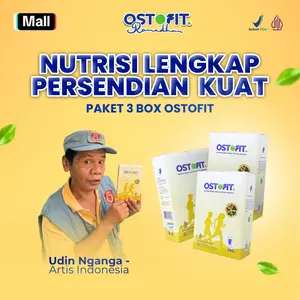 Ostofit Susu Herbal Original 200gr 3 Box Hemat 50% || Bantu Redakan Nyeri Tulang Sendi Lutut & Pinggang Karena Pengapuran || BPOM & Halal
