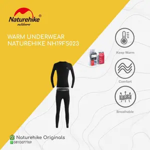 WARM UNDERWEAR / BASE LAYER / BAJU HANGAT CAMPING NATUREHIKE NH19FS023