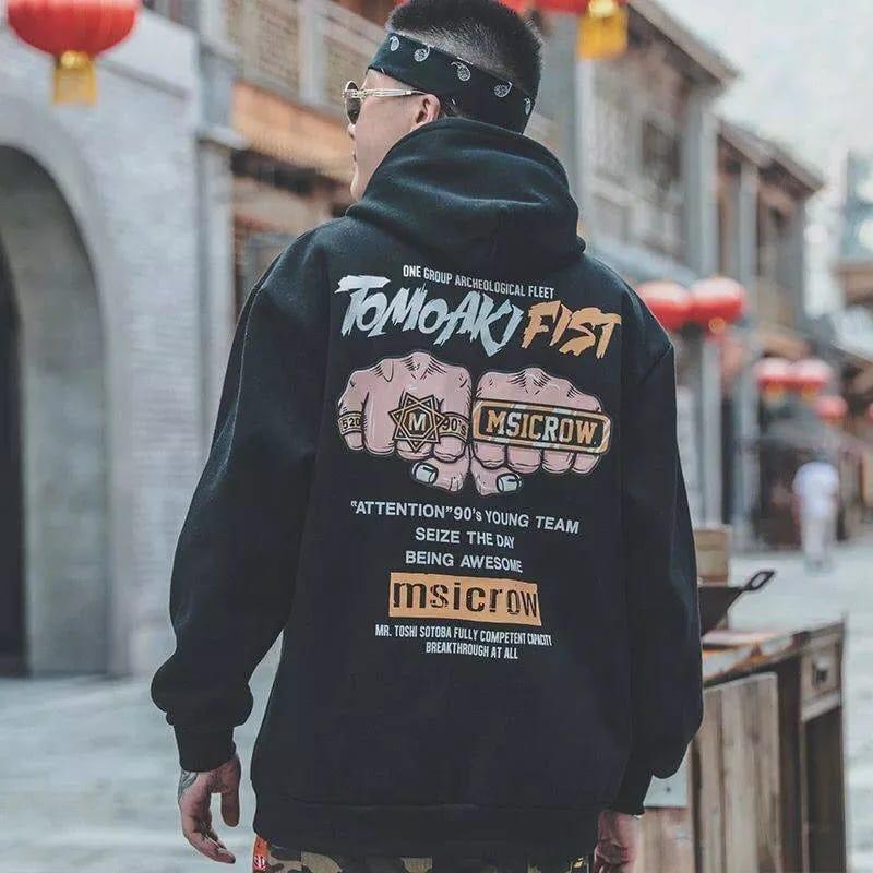 TOMOAKI HOODIE JUMPER PRIA