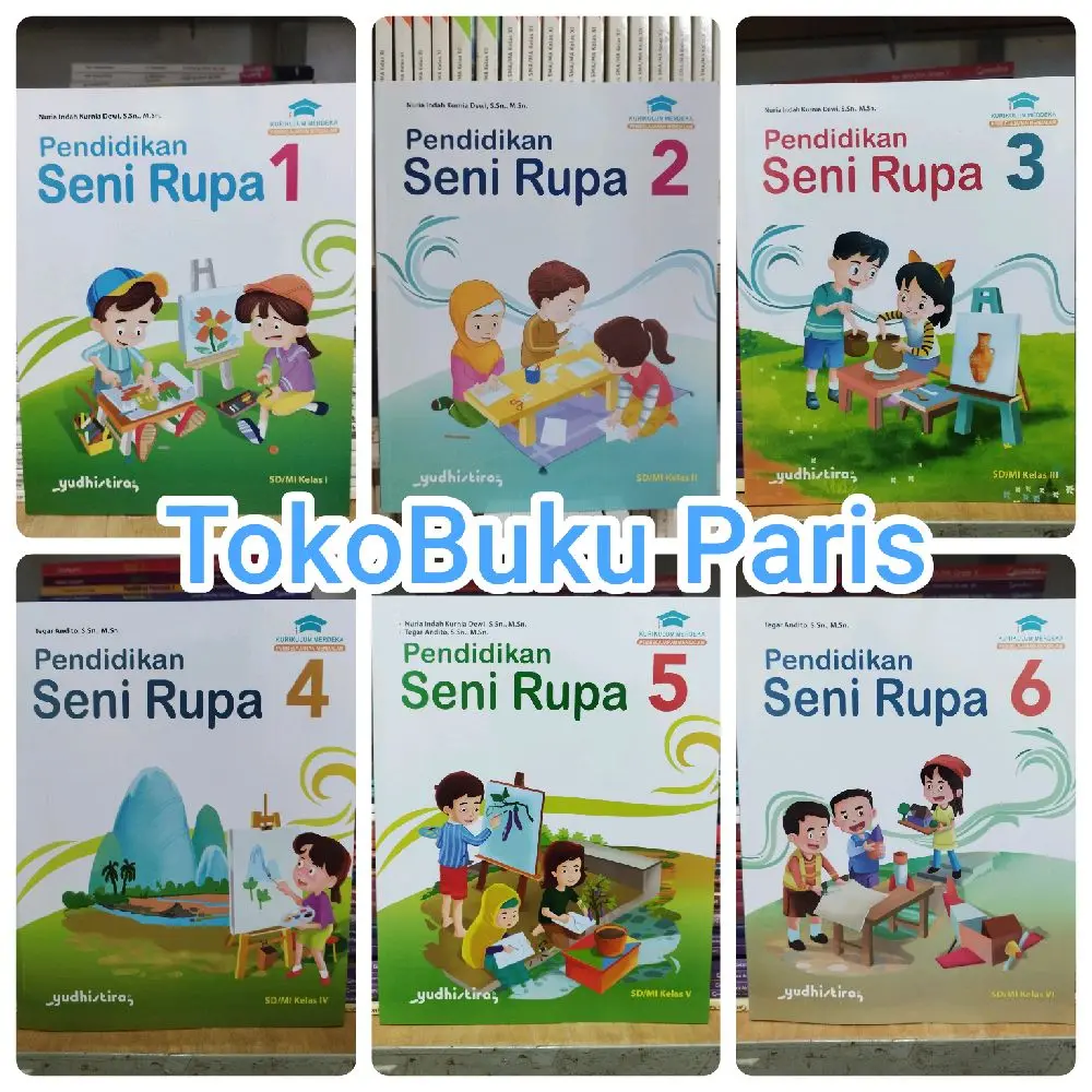 Buku Pendidikan Seni Rupa Thn 2026 SD Mi Kelas 1 2 3 4 5 6 Kurikulum Merdeka Pembelajaran Mendalam Yudhistira