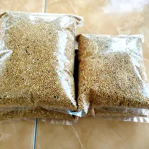 Milet kuning kemasan repack 500gr merk popay pakan burung perkutut lovebird